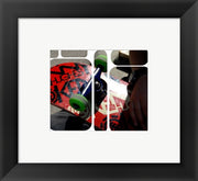 Framed Art Element Skateboard Framed Art for your Home Wall Decor 18x24 Artwork