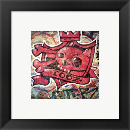 Framed Art Graffiti Toppila Wall Decor 18x24 Artwork