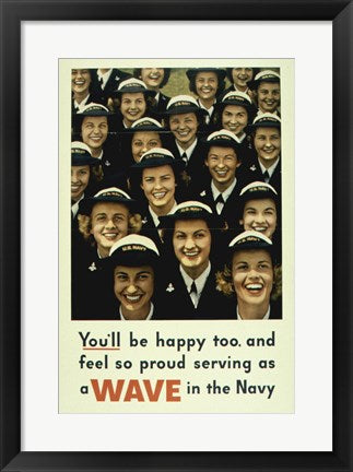 Framed Art Serving a Wave in the Navy Wall Decor 18x24 Artwork