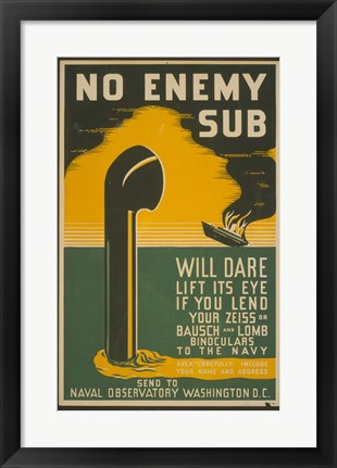 Framed Art Lend Your Binoculars Wall Decor 18x24 Artwork