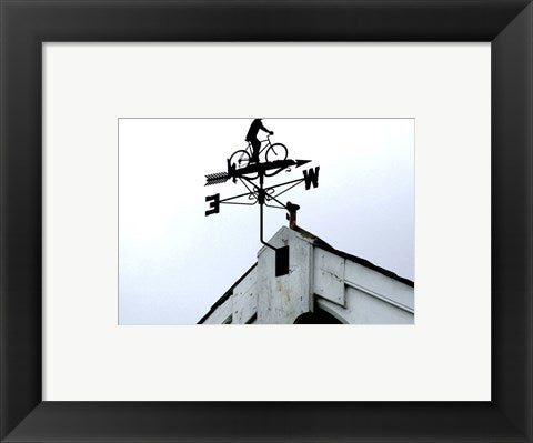 Framed Art Wesleyan Chapel Weathervane Wall Decor 18x24 Artwork