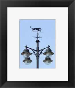 Street Light Detail with Weathervane