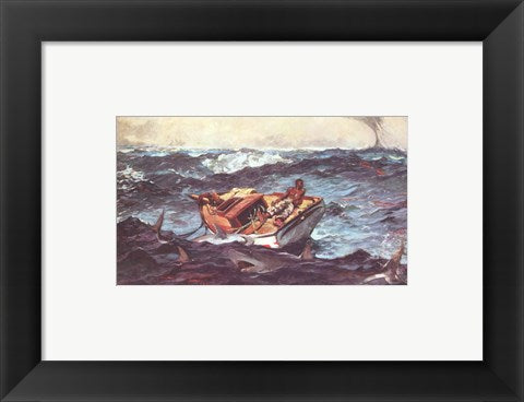 Framed Art Winslow Homer Storm Wall Decor 18x24 Artwork