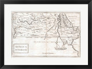 1730 Toms Map of Central Africa