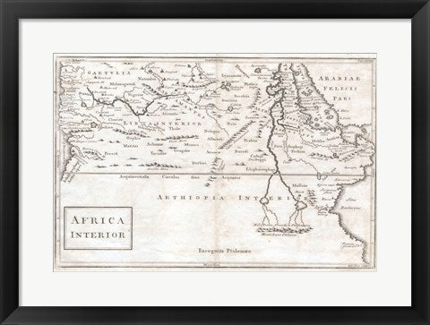 1730 Toms Map of Central Africa