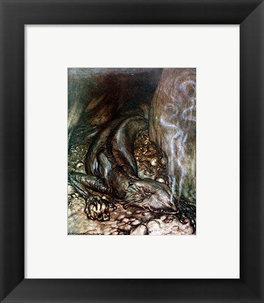 Framed Art Dragon IV Framed Art for your Home Wall Decor 18x24 Artwork