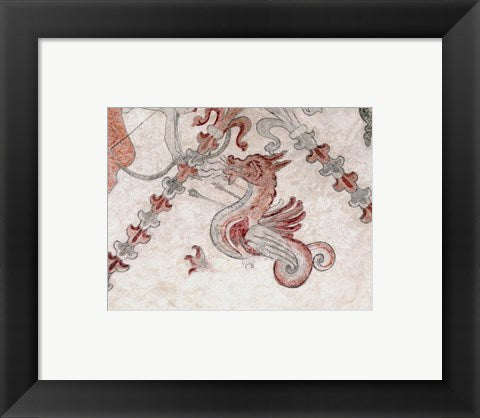 Framed Art Gothic dragon Wall Decor 18x24 Artwork