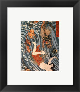 Tamatori Being Pursued by a Dragon