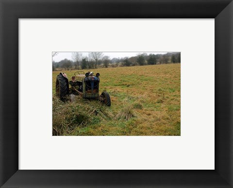Framed Art Tractor photograph Wall Decor 18x24 Artwork