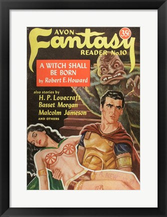 Framed Art Avon Fantasy Reader 10 Framed Art for your Home Wall Decor 18x24 Artwork