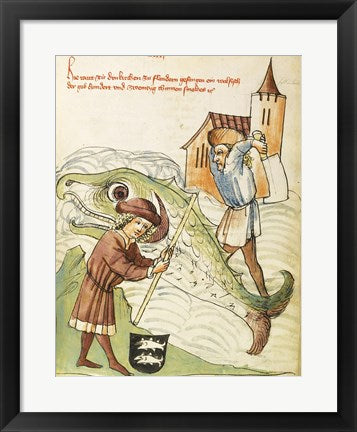 Framed Art Buch-Kaiser Sigismund Framed Art for your Home Wall Decor 18x24 Artwork