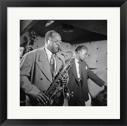 Framed Art Coleman Hawkins, Miles Davis Wall Decor 18x24 Artwork