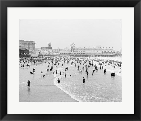 Framed Art Coney Island Framed Art for your Home Wall Decor 18x24 Artwork