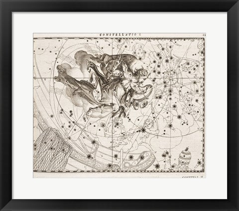 Framed Art Constellation Saint Michael Wall Decor 18x24 Artwork