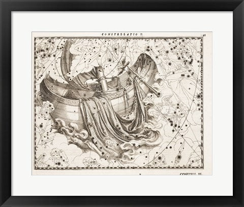 Framed Art Constellation Saint Peter's Boat Wall Decor 18x24 Artwork