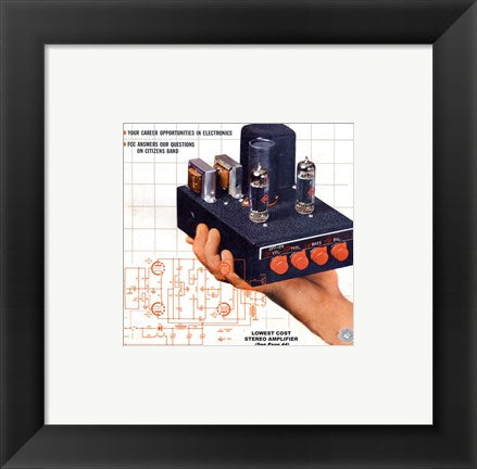 Framed Art Electronics World September, 1959 Wall Decor 18x24 Artwork