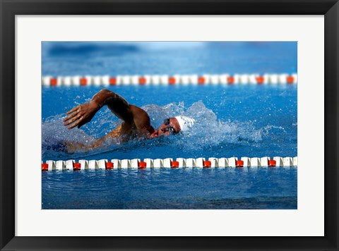 Framed Art US Navy Swimmer Wall Decor 18x24 Artwork