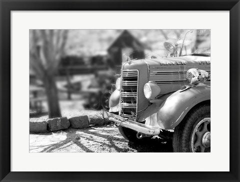 Framed Art Fire Engine - Jerome, Arizona Wall Decor 18x24 Artwork