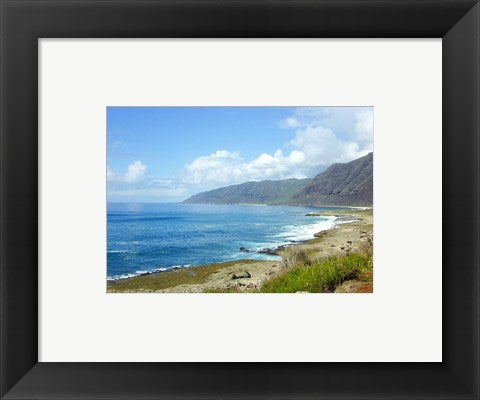Framed Art Kaena Hawaii Wall Decor 18x24 Artwork