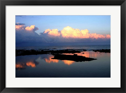 Framed Art Kona Sunrise Wall Decor 18x24 Artwork
