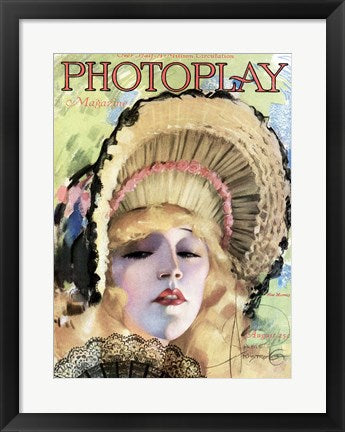 Framed Art Photoplay August 1920 Wall Decor 18x24 Artwork