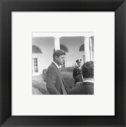 Framed Art President KennedyGreets Latin American Archivists Wall Decor 18x24 Artwork