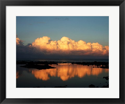 Framed Art Sunrise in Kona Wall Decor 18x24 Artwork