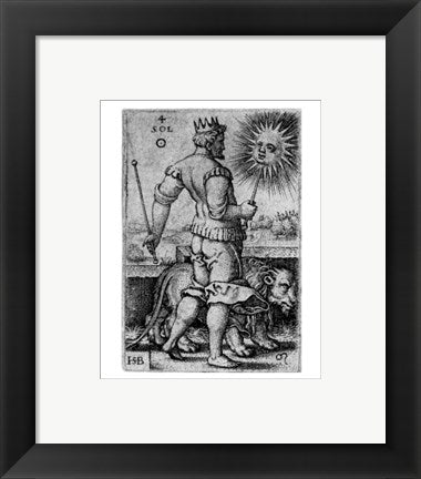 Framed Art The Seven Planets - Leo Wall Decor 18x24 Artwork