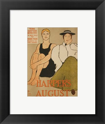Framed Art Tom Sawyer, Detective Novel Wall Decor 18x24 Artwork
