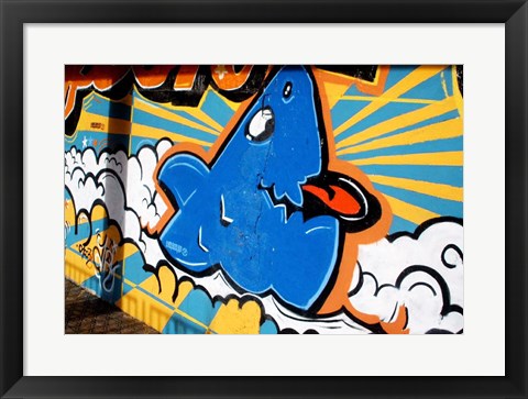 Framed Art Vitoria - Graffiti & Murals Wall Decor 18x24 Artwork