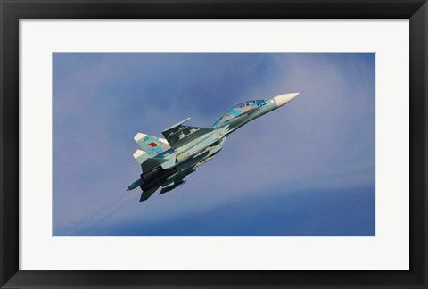 Framed Art Su-27UBM Radom 2009 Wall Decor 18x24 Artwork