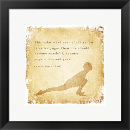 Framed Art Calm Steadiness of the Senses Wall Decor 18x24 Artwork