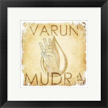 Framed Art Varun Mudra (Water) Wall Decor 18x24 Artwork