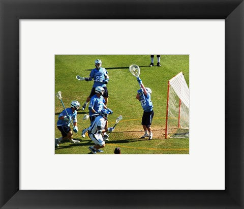 Framed Art Lacrosse Goalie Wall Decor 18x24 Artwork