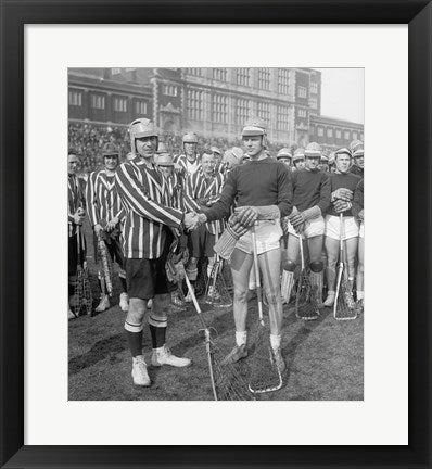 Framed Art Lacrosse Team Wall Decor 18x24 Artwork