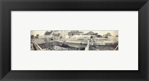 Framed Art South Beach Alligator Farm Wall Decor 18x24 Artwork