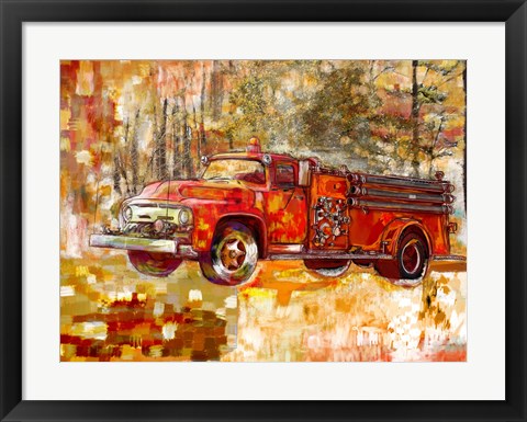 Framed Art Old Rusty Wall Decor 18x24 Artwork