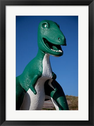 Framed Art T-Rex Sculpture Wall Decor 18x24 Artwork