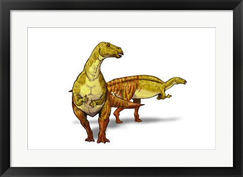 Framed Art Nanyangosaurus Wall Decor 18x24 Artwork