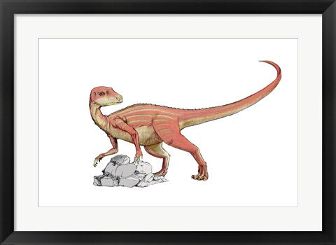 Framed Art Abrictosaurus Framed Art for your Home Wall Decor 18x24 Artwork