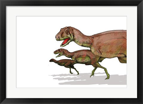 Framed Art Aucasaurus Framed Art for your Home Wall Decor 18x24 Artwork