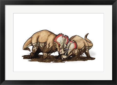 Framed Art Centrosaurus Framed Art for your Home Wall Decor 18x24 Artwork