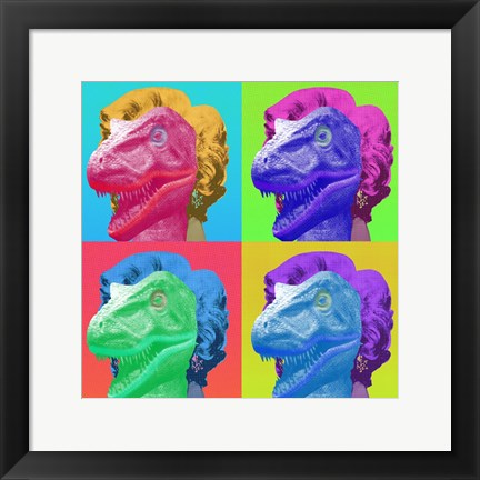 Framed Art Raptor Marilyn Wall Decor 18x24 Artwork