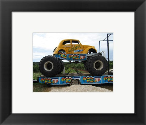 Framed Art Monster Truck Beetle Wall Decor 18x24 Artwork