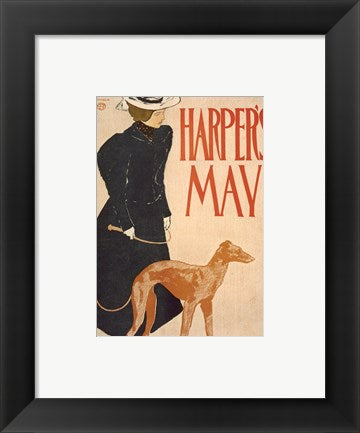 Framed Art Harper's May Wall Decor 18x24 Artwork