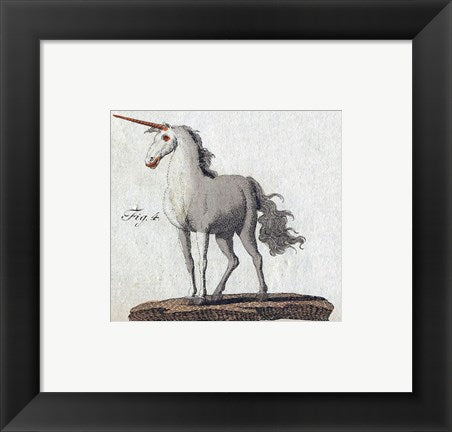 Framed Art Bertuch Unicorn Framed Art for your Home Wall Decor 18x24 Artwork