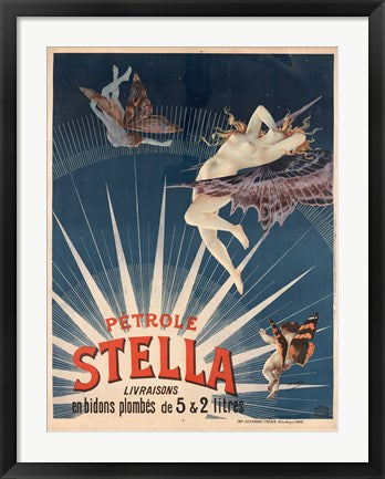 Framed Art Petrole Stella Wall Decor 18x24 Artwork