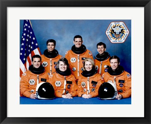 Framed Art STS 58 Crew Wall Decor 18x24 Artwork