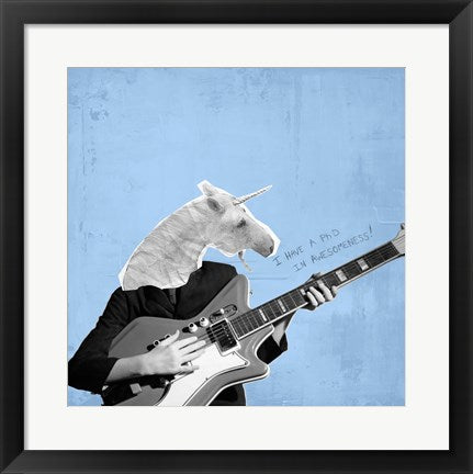 Framed Art Awesome Unicorn Framed Art for your Home Wall Decor 18x24 Artwork