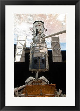 Framed Art Atlantis STS Releasing ISS Module Wall Decor 18x24 Artwork